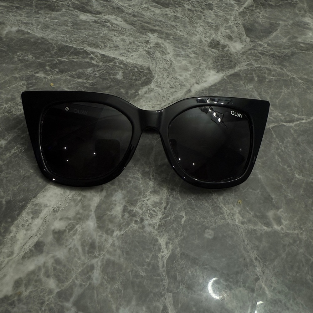Quay Australia Oversized Black Sunglasses